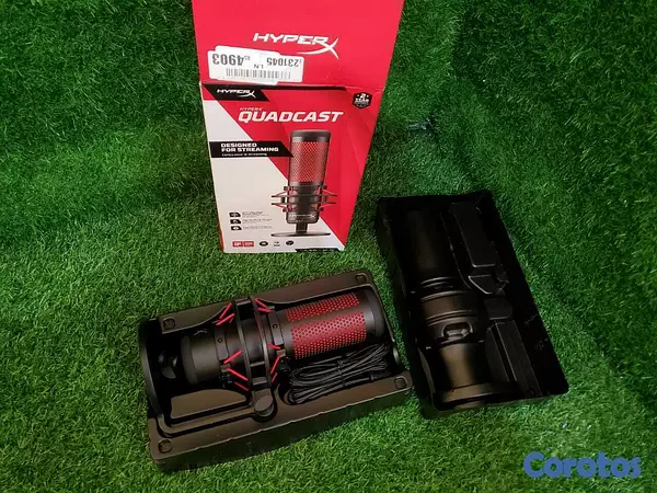 consolas y videojuegos - HyperX QuadCast - Micrófono de condensador USB  2