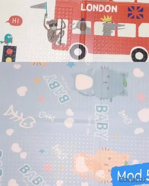 juguetes - ALFOMBRA PLEGABLE PARA BEBÉS INCLUYE BOLSO NUEVA  5
