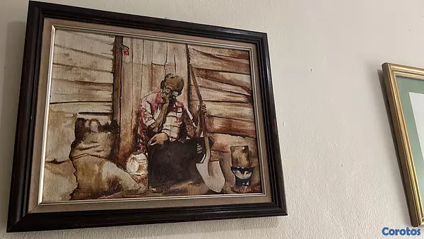 decoración y accesorios - Cuadro oleo 1