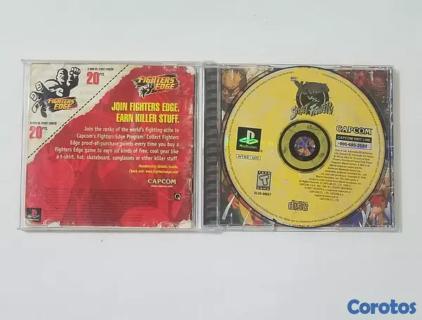 consolas y videojuegos - X-Men vs. Street Fighter de PlayStation 1 (PS1)  3