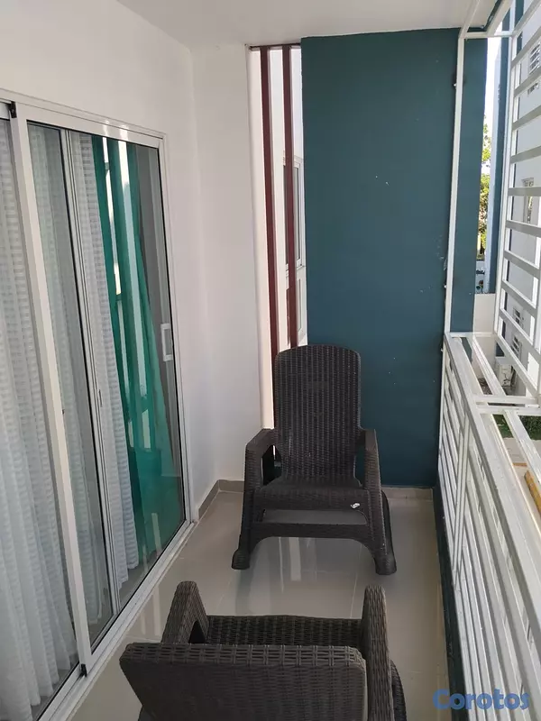 apartamentos - Rento apartamento amueblado, boca chica la caleta. 8