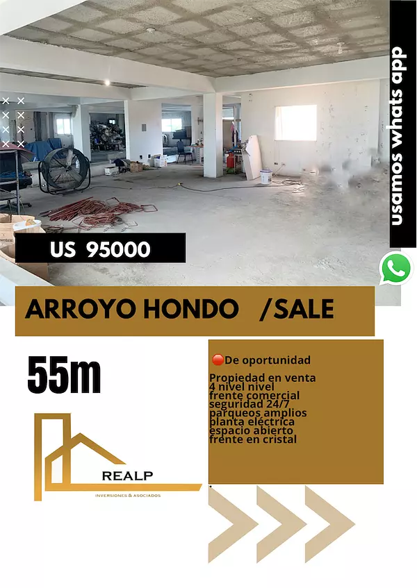 oficinas y locales comerciales - Local en arroyo hondo amplio  1