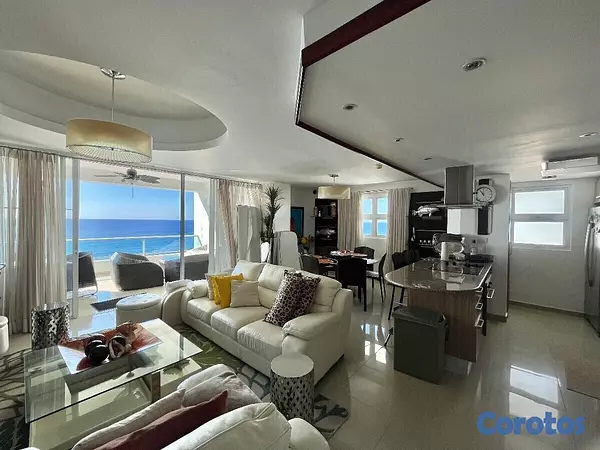apartamentos - Vive frente al Mar Caribe en este excelente apartamento  3
