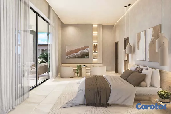 casas vacacionales y villas - Villa en Cap Cana Punta Espada en Plano de 6 habitaciones con plan de pagos 10