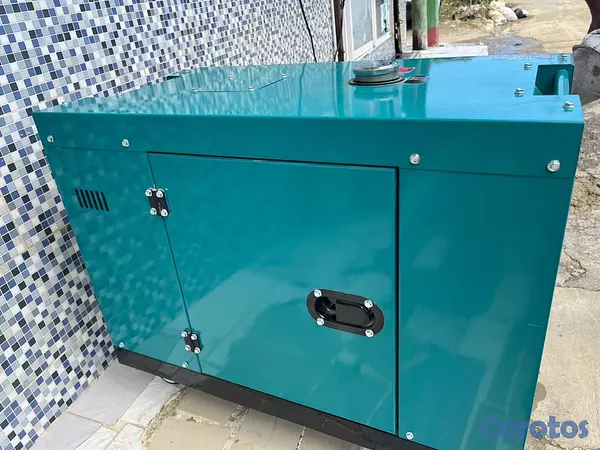 accesorios para electronica - planta eléctrica de 12 kw con tranfer automático semi silenciosa  9