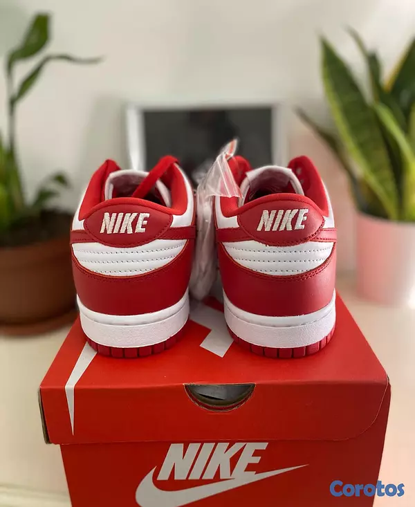 zapatos para hombre - Tenis Teni Nike Dunk Low St John’s White and Red Original Originales Sneaker 🎃 3