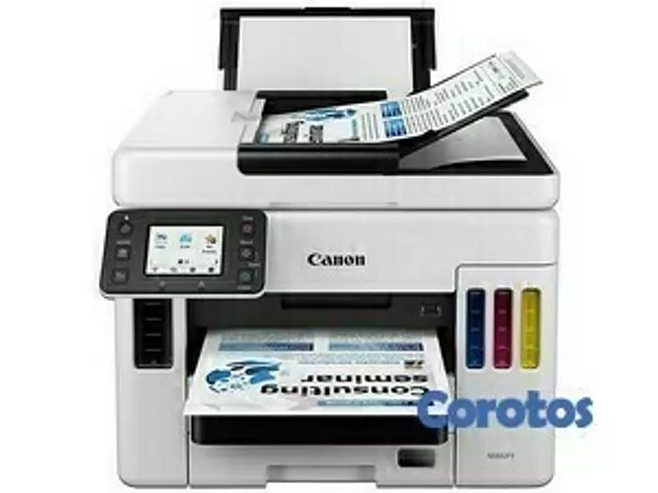 impresoras y scanners - MULTIFUNCIONAL CANON GX7010 MAXIFY, SISTEMA TINTA CONTINUA DE FABRICA , COLOR 2