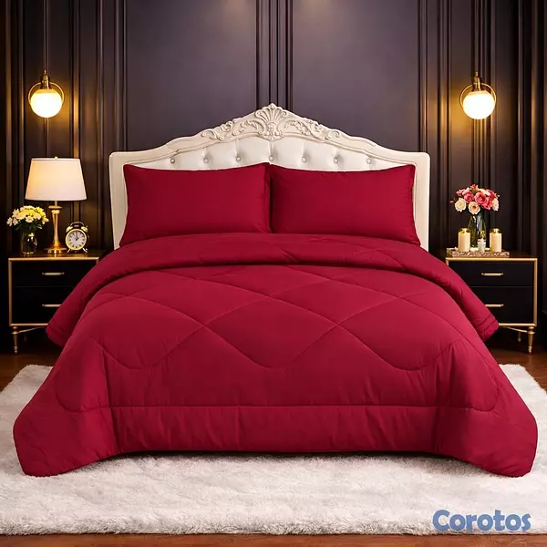 muebles y colchones - juego de colcha 3 piezas para cama de 60  6