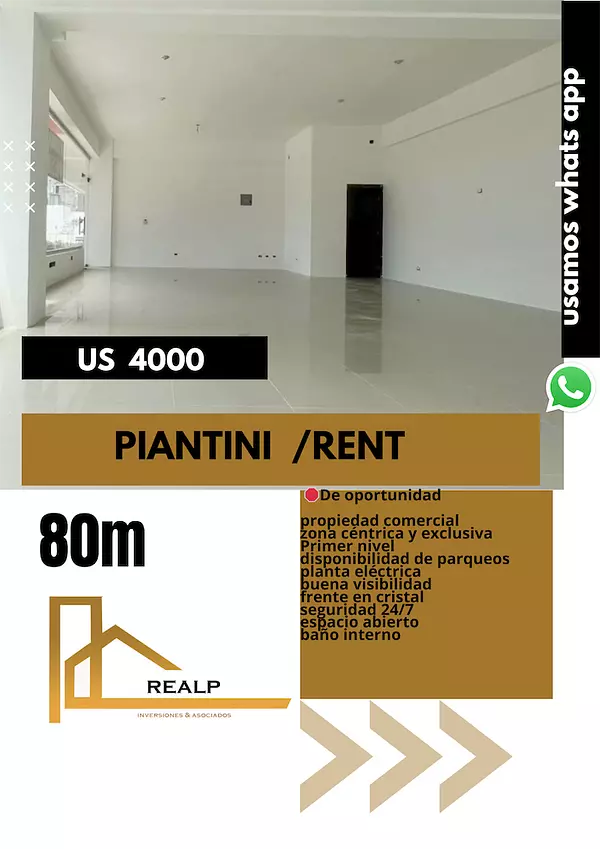 oficinas y locales comerciales - Local exclusivo en piantini primer nivel  1