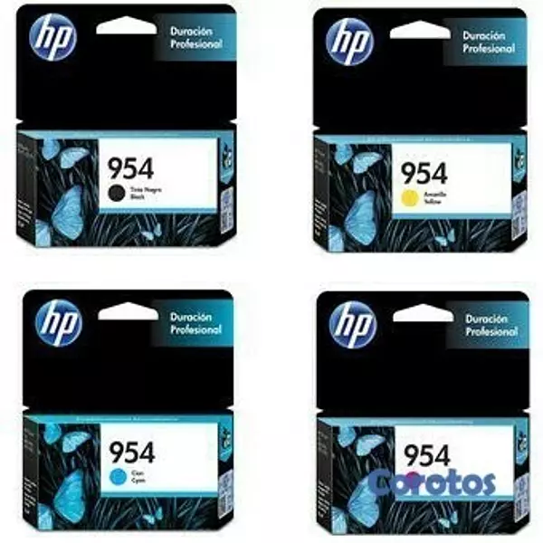 impresoras y scanners - CARTUCHOS HP EN TODOS LOS COLORES 954 PRINT CARTRIDGE  2