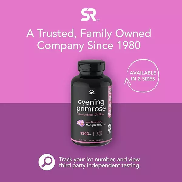 Salud y Equipamiento Médico - Aceite De Onagra 1300 Mg Sin Gmo Y Sin Gluten 120 Capsulas 6