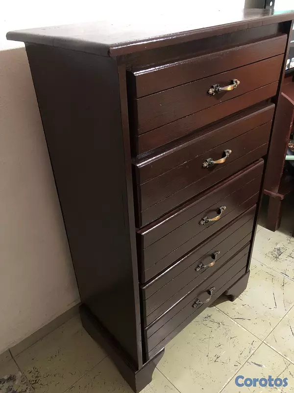 muebles y colchones - Biuro 5 Gavetas  en madera 3