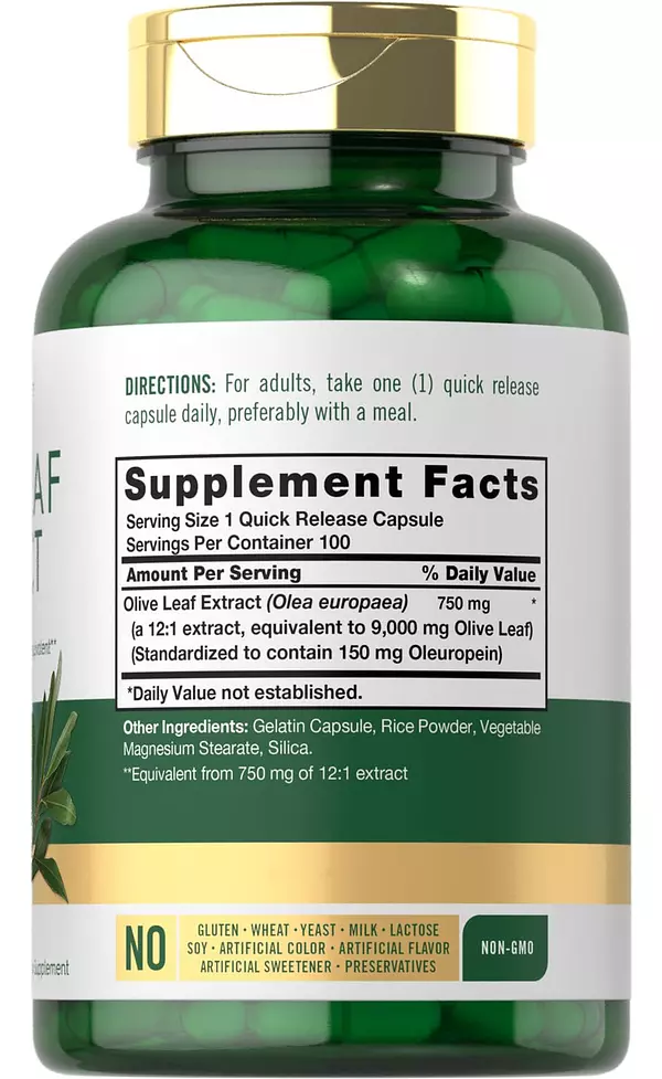 Salud y Equipamiento Médico - Capsulas De Extracto De Hoja De Olivo | 9000mg 2