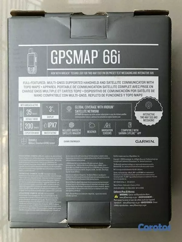 otros electronicos - GPS Gpsmap 66i, en excelentes condiciones, como nu 8