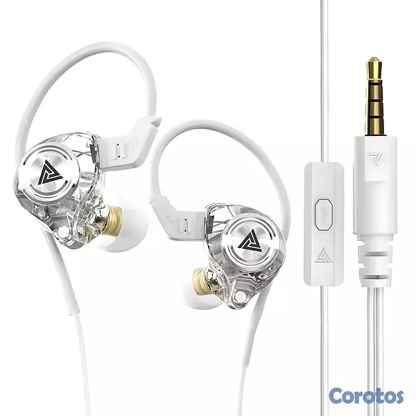 camaras y audio - Audífonos QKZ AK3 HiFi Auriculares Monitor  Micróf 8