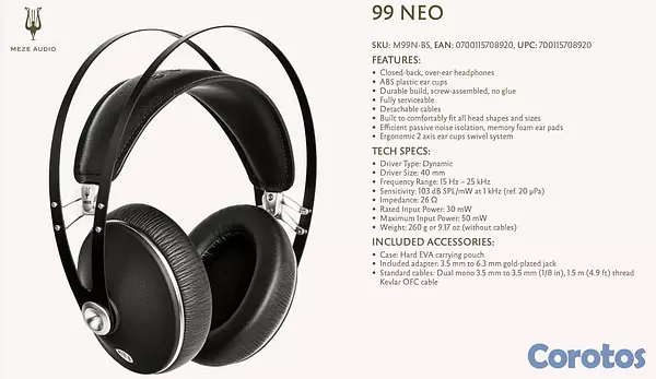 camaras y audio - MEZE 99 NEO  1