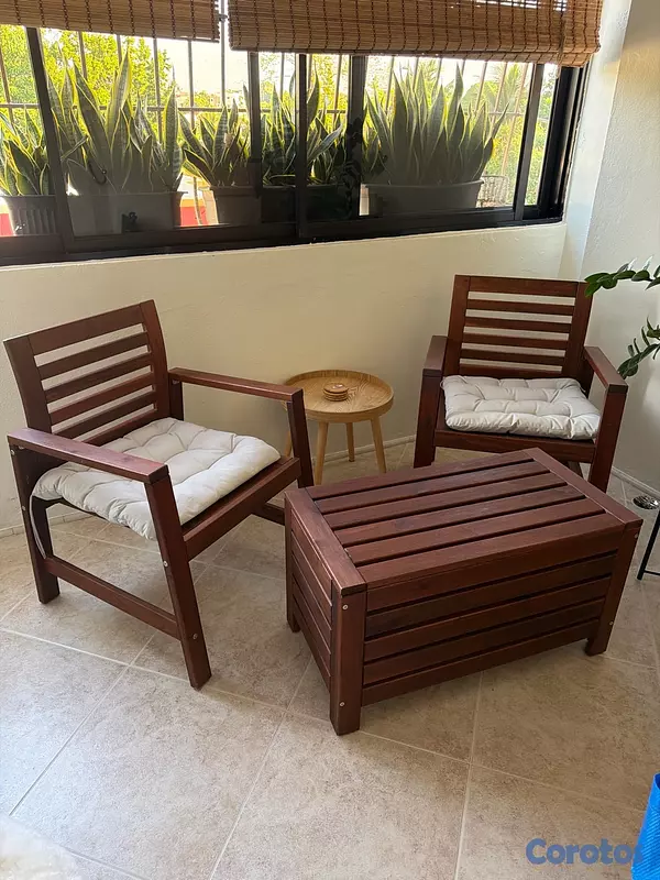 muebles y colchones - juego de silla exterior de Ikea  4
