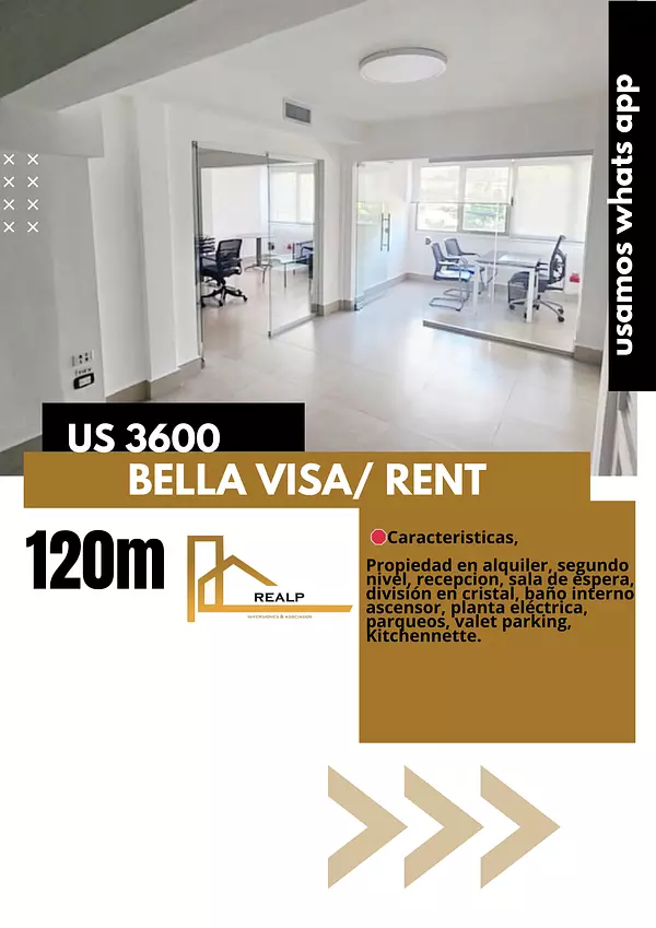 oficinas y locales comerciales - Oficina amueblada en Bella vista  1