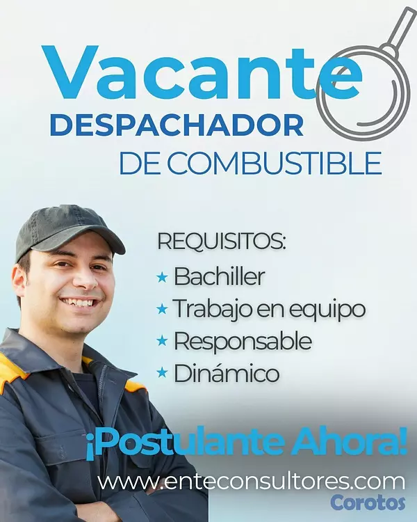 empleos disponibles - DESPACHADOR DE COMBUSTIBLE - SANTO DOMINGO  