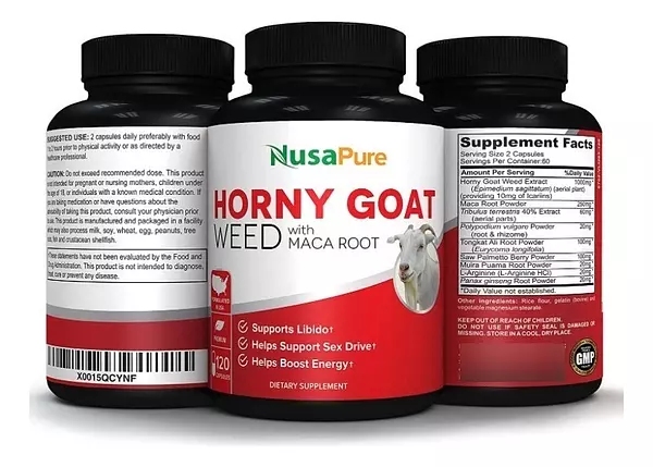Salud y Equipamiento Médico - Hierba De Cabra En Celo 1000 Mg 4