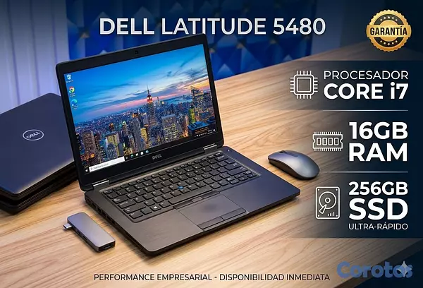computadoras y laptops - POTENTE LAPTOP DELL LATITUDE INTEL CORE I7 16GB RA 2