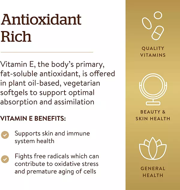Salud y Equipamiento Médico - Vitamin E - Vegana, Gluten Free 4