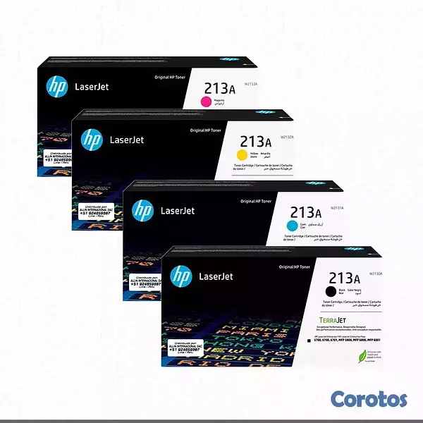 impresoras y scanners - TONER HP 213A - EN TODOS LOS COLORES  2