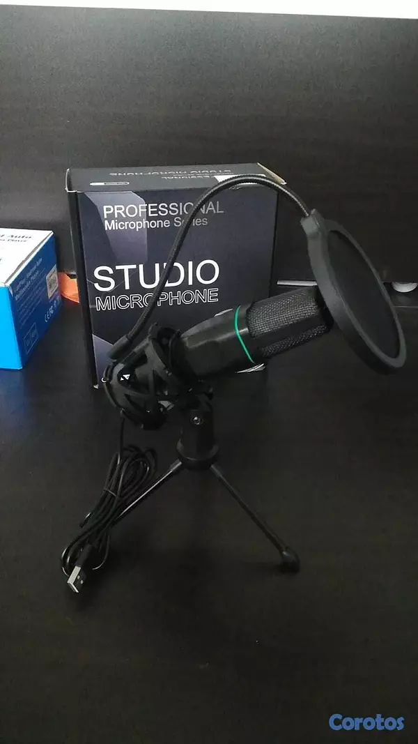camaras y audio - KIT DE MICROFONO CONDENSADOR PARA MESA PJ-24 3