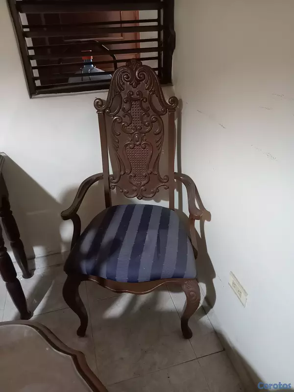 muebles y colchones - Juego de comedor antiguo  2