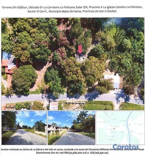 solares y terrenos - En Venta Solar bajo de Haina San Cristobal 4