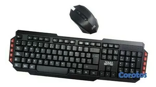 computadoras y laptops - TECLADO y MOUSE INALAMBRICO COMBO JAMATECH  2