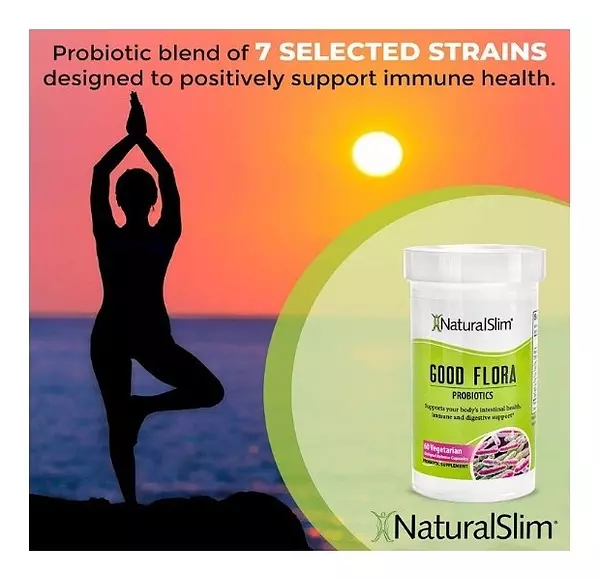 Salud y Equipamiento Médico - Naturalslim Good Flora Suplemento Probióticos 60 Cápsulas 3