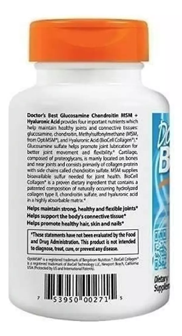 Salud y Equipamiento Médico - Glucosamine Chondroitin Msm Ácido Hialurónico Doctor's Best 2