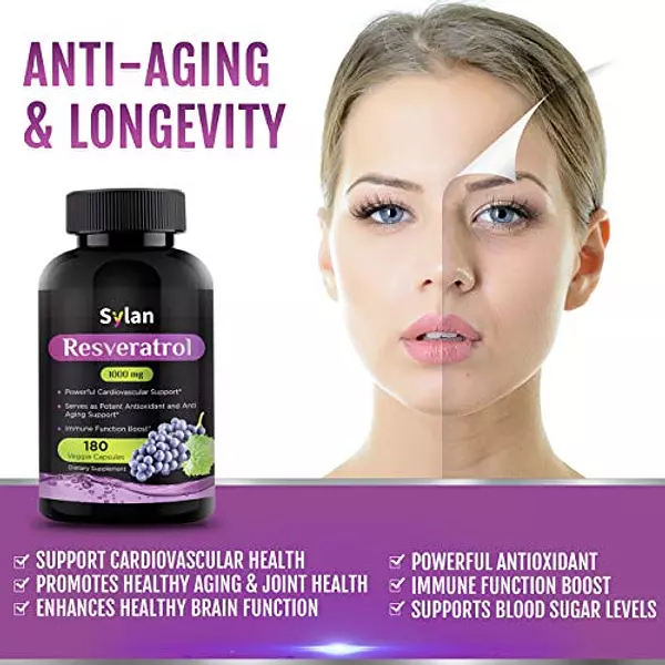 Salud y Equipamiento Médico - Resveratrol 1000 Mg Potente 180 Capsulas 2