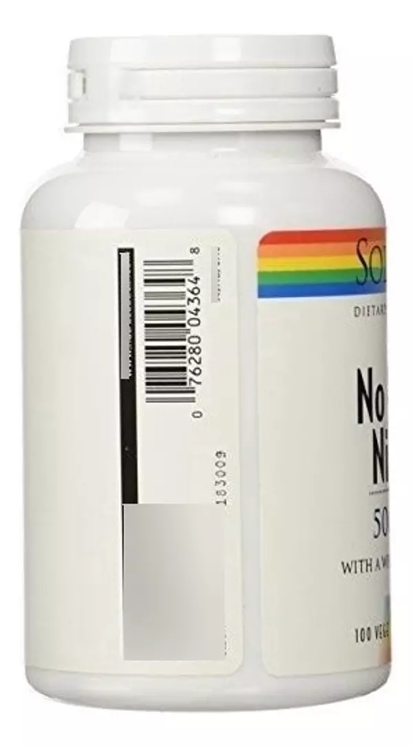 Salud y Equipamiento Médico - Solaray Niacin No Flush Capsules 500 Mg 100 Count 4