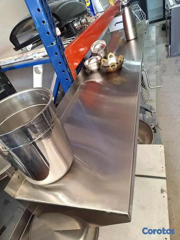 equipos profesionales - Mesa De Trabajo Acero Inoxidable (de Pared) 3