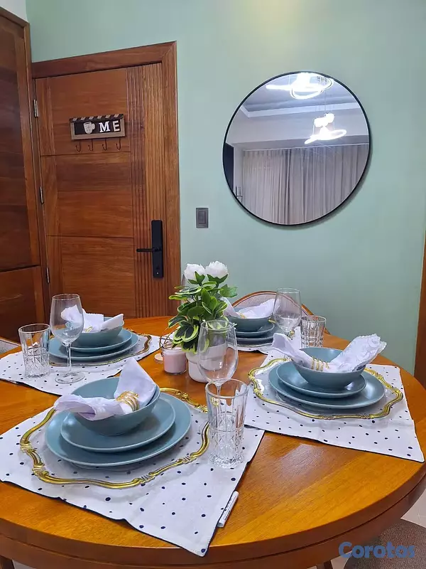 apartamentos - Alquilo apartamento amoblado en torre nueva a estr 8