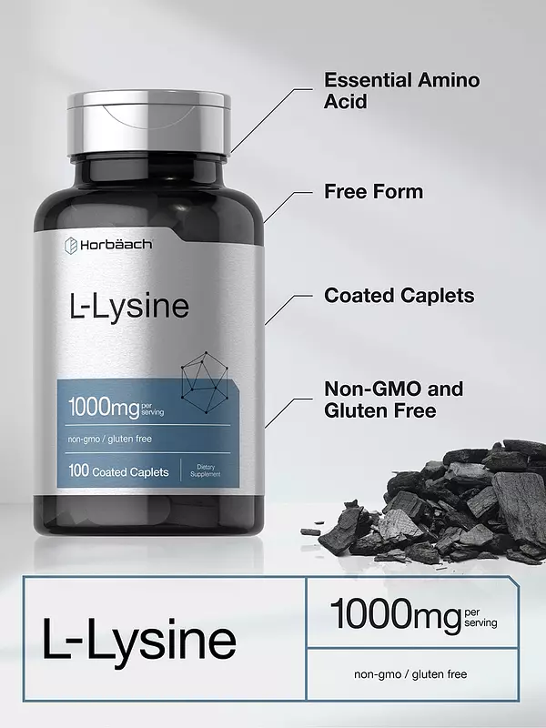 Salud y Equipamiento Médico - L-lisina 1000 Mg 100cap Horbaach 3