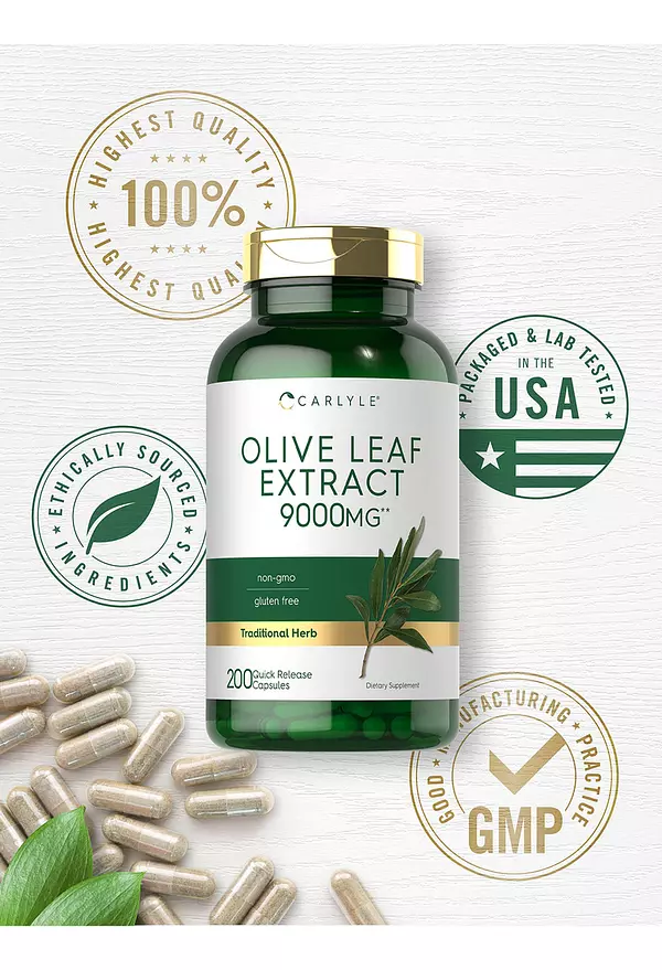 Salud y Equipamiento Médico - Capsulas De Extracto De Hoja De Olivo | 9000mg 5