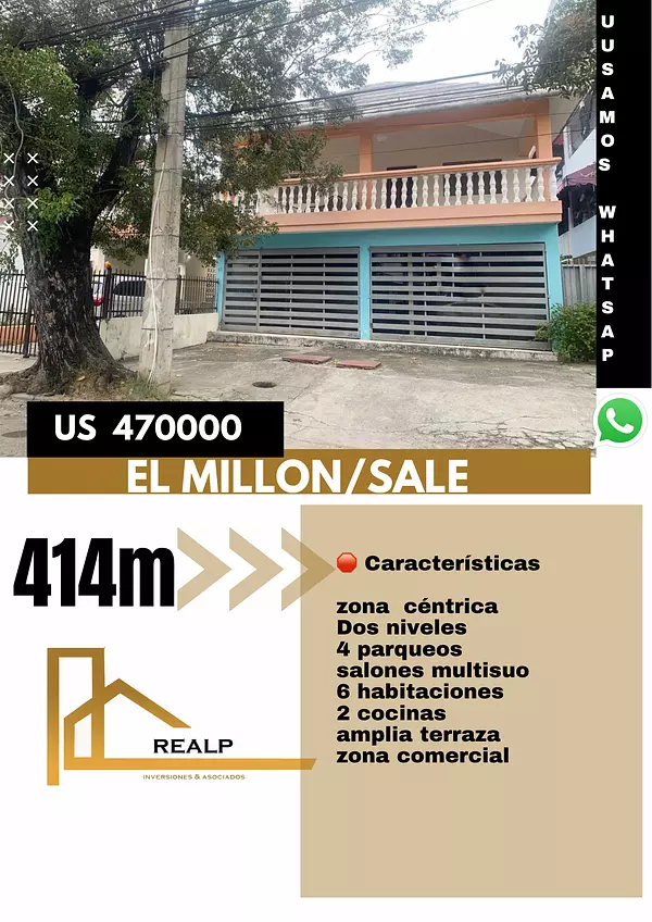 casas - Propiedad en venta en el Millon 1