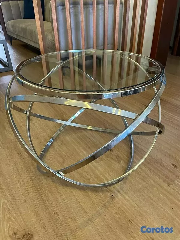 muebles y colchones - Diámetro superior: 23.5”, diámetro máximo : 28.5”, altura: 20” NEG  4