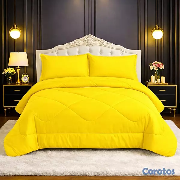 muebles y colchones - juego de colcha 3 piezas para cama de 60  10