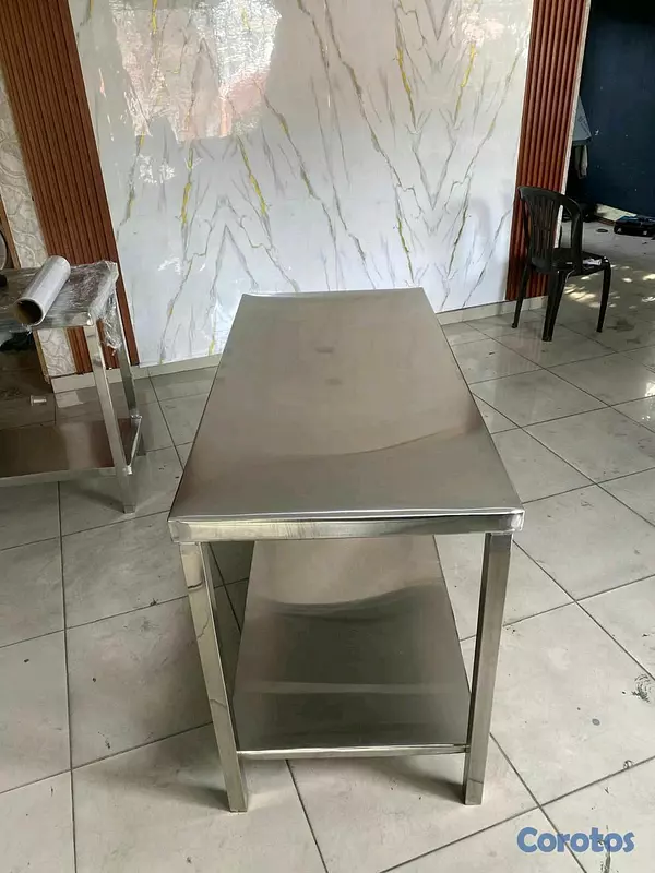 muebles y colchones - Mesa acero inoxidable 50*24 pulgadas  2