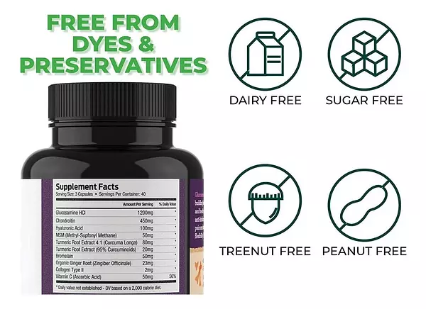 Salud y Equipamiento Médico - Glucosamina 1200 Mg Forestleaf 2