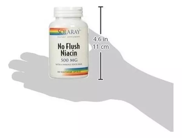 Salud y Equipamiento Médico - Solaray Niacin No Flush Capsules 500 Mg 100 Count 5