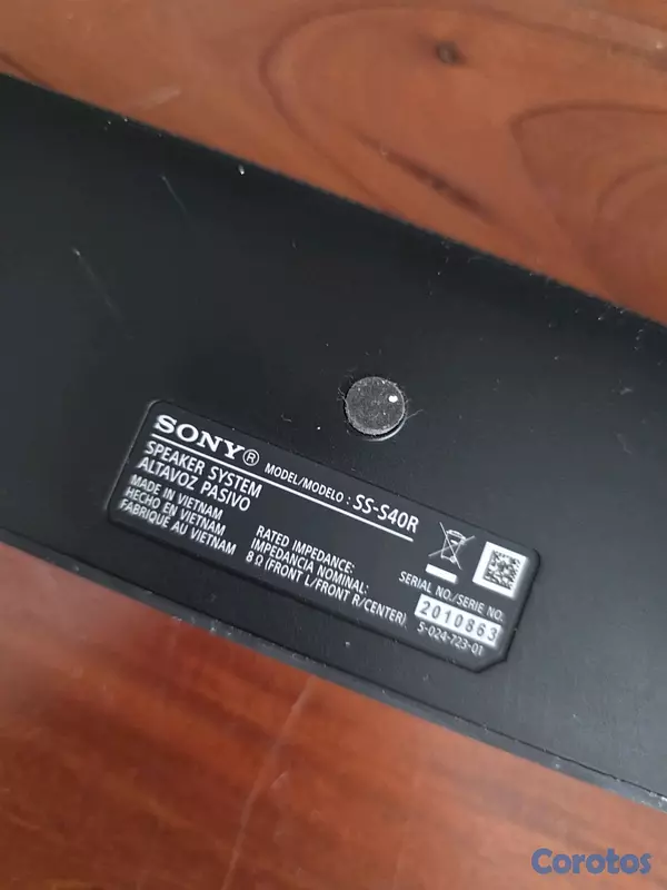 camaras y audio - Barra de sonido Sony S40R 5.0 6