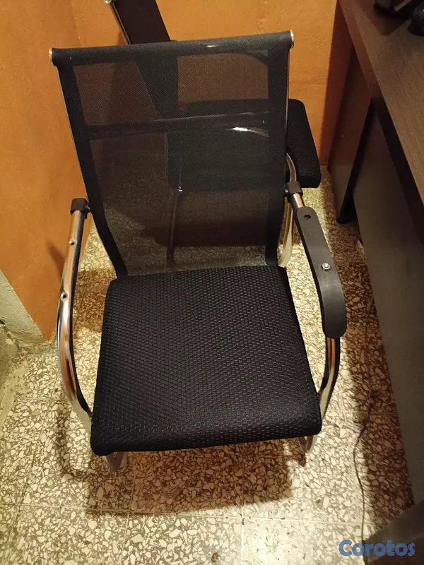 articulos de oficina - Sillas de espera con base metálica 2