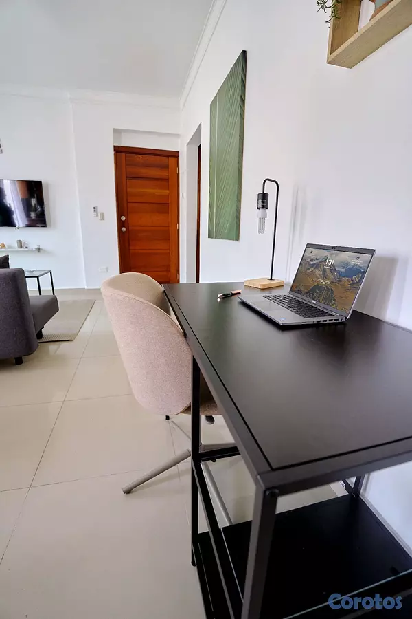 apartamentos - Ideal para Teletrabajo | Céntrico Apartamento Amueblado en Gazcue 3
