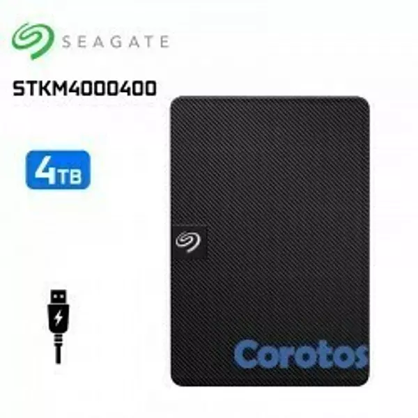 computadoras y laptops - DISCO DURO 4TB HDD EXTERNO SEAGATE EXPANSION, USB 3.0, USB 2.5, COMPATIBLE CON W 2
