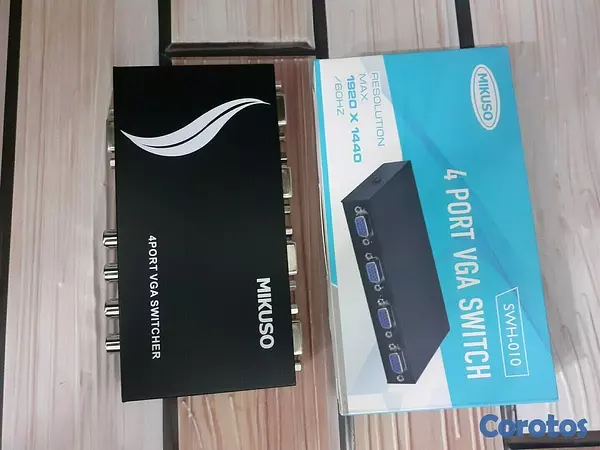 otros electronicos - Interruptor VGA de 4 puertos - Switch VGA 2